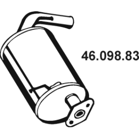 Comprar Silenciador trasero de EBERSPÄCHER 46.098.83 a bajo precio de 113,74 €