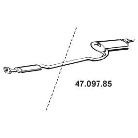 Comprar Silenciador trasero de EBERSPÄCHER 47.097.85 a bajo precio de 120,07 €