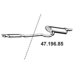 Comprar Silenciador trasero de EBERSPÄCHER 47.196.85 a bajo precio de 257,83 €