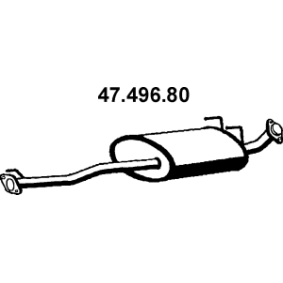 Comprar Silenciador intermedio de EBERSPÄCHER 47.496.80 a bajo precio de 339,16 €