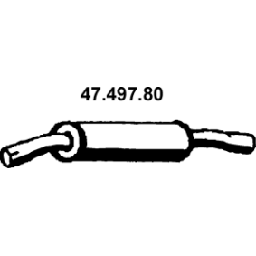 Comprar Silenciador intermedio de EBERSPÄCHER 47.497.80 a bajo precio de 229,80 €