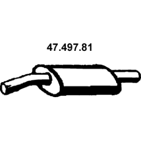Comprar Silenciador intermedio de EBERSPÄCHER 47.497.81 a bajo precio de 257,97 €