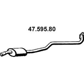 Comprar Silenciador intermedio de EBERSPÄCHER 47.595.80 a bajo precio de 162,56 €