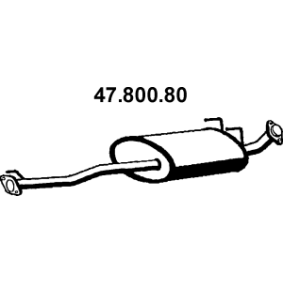 Comprar Silenciador intermedio de EBERSPÄCHER 47.800.80 a bajo precio de 668,07 €
