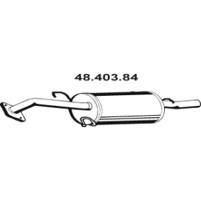 Comprar Silenciador trasero de EBERSPÄCHER 48.403.84 a bajo precio de 310,44 €
