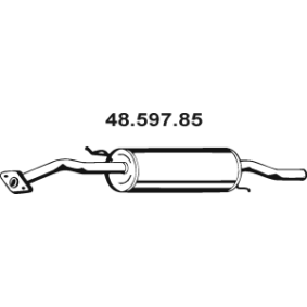Comprar Silenciador trasero de EBERSPÄCHER 48.597.85 a bajo precio de 125,46 €