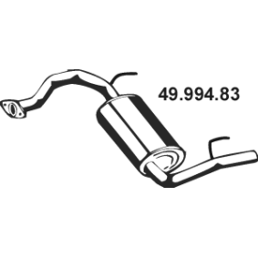 Comprar Silenciador trasero de EBERSPÄCHER 49.994.83 a bajo precio de 219,06 €