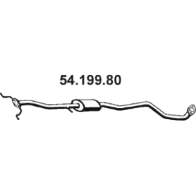 Comprar Silenciador intermedio de EBERSPÄCHER 54.199.80 a bajo precio de 345,17 €