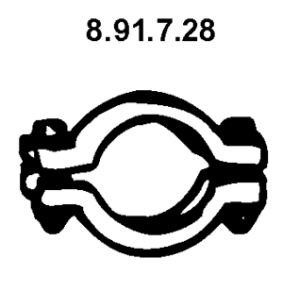 Auspuffschelle 8.91.7.28 von EBERSPÄCHER günstig für 3,75 € online kaufen