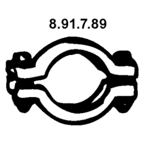 Auspuffschelle 8.91.7.89 von EBERSPÄCHER günstig für 4,41 € online kaufen