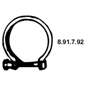 Auspuffschelle 8.91.7.92 von EBERSPÄCHER günstig für 5,89 € online kaufen