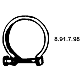 Auspuffschelle 8.91.7.98 von EBERSPÄCHER günstig für 6,15 € online kaufen