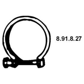 Auspuffschelle 8.91.8.27 von EBERSPÄCHER günstig für 5,72 € online kaufen