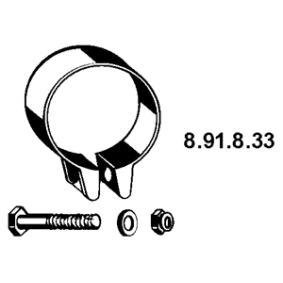 Auspuffschelle 8.91.8.33 von EBERSPÄCHER günstig für 2,69 € online kaufen