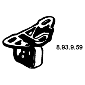 Köp Hållare, ljuddämpare av EBERSPÄCHER 8.93.9.59 till det låga priset 278,95 kr