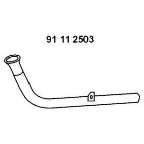 Compre Tubo de escape de EBERSPÄCHER online para Polo II Furgoneta (86CF) a precios moderados