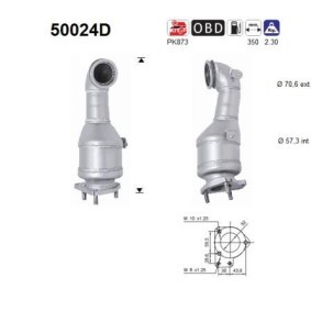 Katalysator 50024D von AS günstig für 301,28 € online kaufen