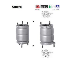 Katalysator 50026 von AS günstig für 301,93 € online kaufen