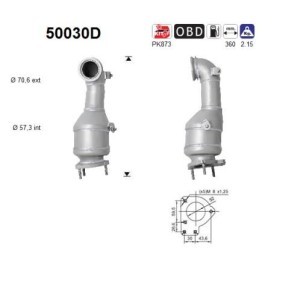 Katalysator 50030D von AS günstig für 584,13 € online kaufen