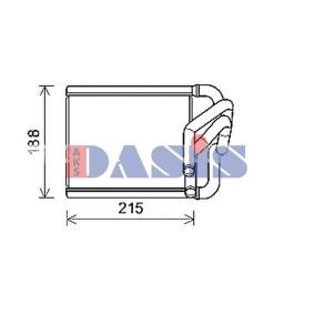 Achetez des Radiateur de chauffage de chez AKS DASIS en ligne pour RIO III A trois volumes (UB) à prix modérés
