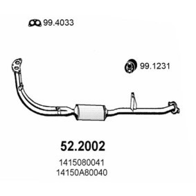 Acquista Silenziatore anteriore da ASSO 52.2002 a buon mercato per soli 146,60 €