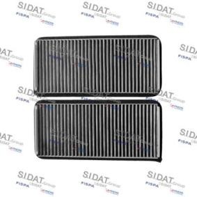 Innenraumfilter 522-2 von SIDAT günstig für 34,42 € online kaufen