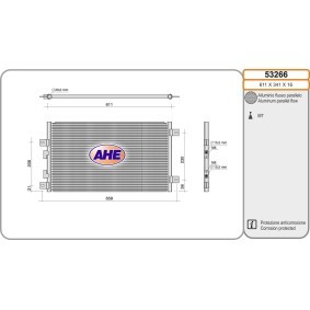 Klimakondensator 53266 von AHE günstig für 103,50 € online kaufen