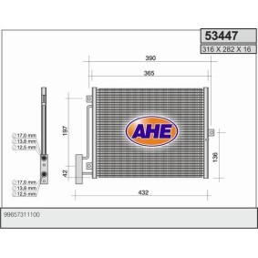 Compre Condensador, ar condicionado da AHE 53447 a um preço baixo por 103,83 €