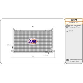 Klimakondensator 53671 von AHE günstig für 109,52 € online kaufen