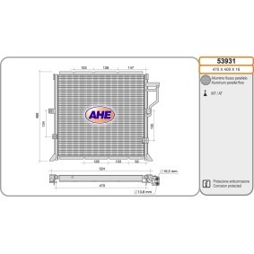 Klimakondensator 53931 von AHE günstig für 133,39 € online kaufen