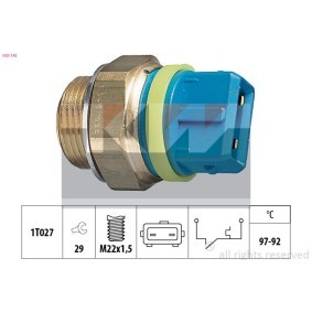 Temperaturschalter, Kühlerlüfter 550 179 von KW günstig für 18,08 € online kaufen