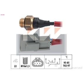 Compre Interruptor de temperatura, ventilador do radiador da KW 550 665 a um preço baixo por 30,78 €