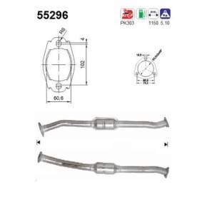 Katalysator 55296 von AS günstig für 658,29 € online kaufen