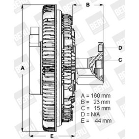Kupplung, Kühlerlüfter LK047 von BERU günstig für 258,35 € online kaufen