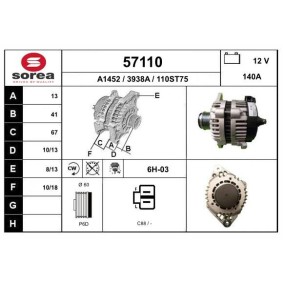 Comprar Alternador de EAI 57110 a bajo precio de 283,04 €
