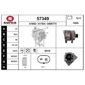 Acquista Alternatore da EAI 57349 a buon mercato per soli 359,67 €