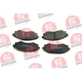 Osta Jarrupalat, levyjarru SAKURA:llä 600-05-4625 edullisesti hintaan 18,37 €