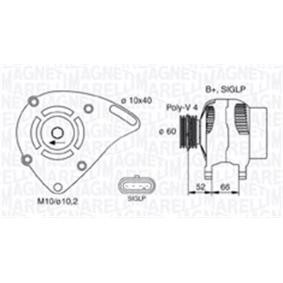 Lichtmaschine des Herstellers MAGNETI MARELLI - Originalware Artikelnummer: 063731253010