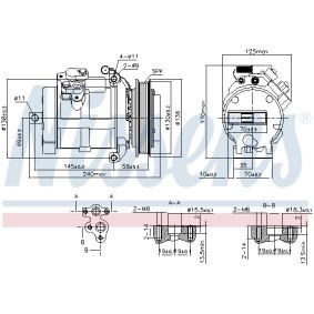 NISSENS 87852 Gebläsemotor SEAT IBIZA 5 (KJ1)