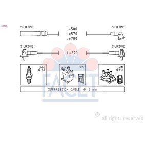 Acquista Kit cavi candele da FACET 4.9356 a buon mercato per soli 119,41 €