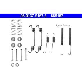 ATE 03.0137-9167.2 Monteringssats för bromsbackar DAEWOO