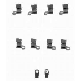 HELLA 8DZ 355 204-081 Zubehörsatz, Scheibenbremsbelag SUZUKI JIMNY Geländewagen offen (SN)