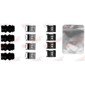 QUICK BRAKE 109-1874 Zubehörsatz, Scheibenbremsbelag SUZUKI Baleno II Schrägheck (FW, EW)