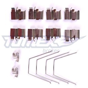 TOMEX brakes TX 43-27 Zubehörsatz, Scheibenbremsbelag SUZUKI VITARA (ET)