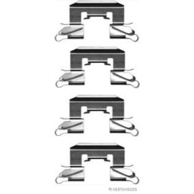HERTH+BUSS JAKOPARTS J3666005 Zubehörsatz, Scheibenbremsbelag SUZUKI Baleno II Schrägheck (FW, EW)