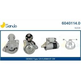 SANDO 6040114.0 Motor de arranque SUZUKI BALENO Ranchera familiar (EG) 1.3 86 cv Motor otto