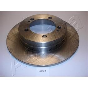 Achetez des Disque de frein ASHIKA 61-05-597 à prix pour 35,43&nbsp;&euro;