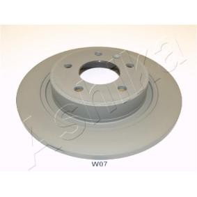 Achetez des Disque de frein ASHIKA 61-0W-W07 à prix pour 47,21&nbsp;&euro;