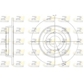 ROADHOUSE 61570.00 Disque de frein HYUNDAI ACCENT 4 Stufenheck (RB) 1.4 99 CV Essence