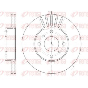 KAWE 6179 10 Bromsskivor NISSAN PRIMERA Traveller (W10) 2.0 116 hk Bensinmotor